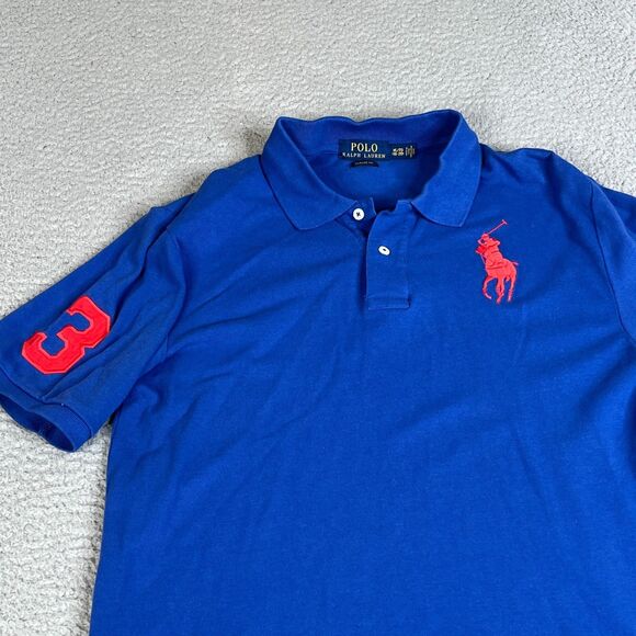 Polo Ralph Lauren Shirt Boy XL  18-20 Big Pony Rugby Jersey Kid Youth Logo - Picture 2 of 9